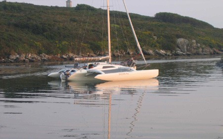 Sailing Casco Bay on Three Hulls