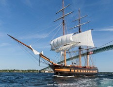 SSV Oliver Hazard Perry Sets Sail