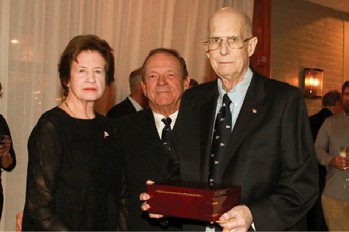 Captain Henry Marx Receives Owen C. Torrey Memorial Trophy
