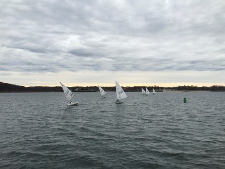 Winter Laser Racing in New Rochelle, NY