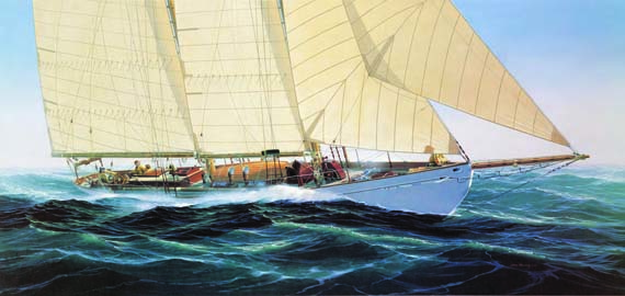 The Schooner Yacht Brilliant