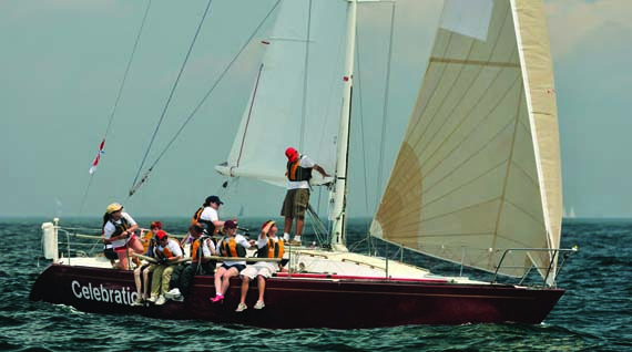2013 August – Sea Scout Ship 6 Tackles Block Island Race Week