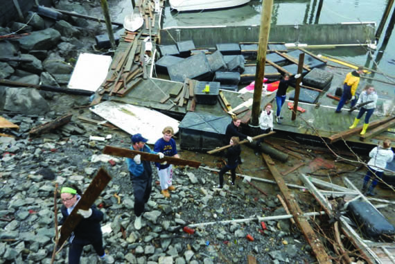 2012 November – Sweeping up after Sandy