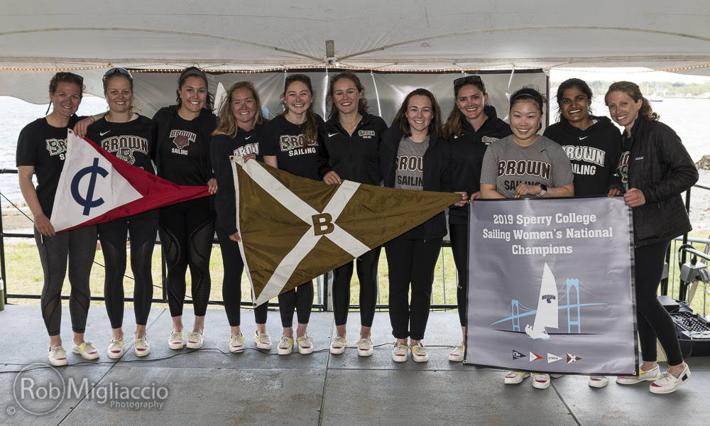 Brown University is the Sperry Women’s College Sailing National Champion