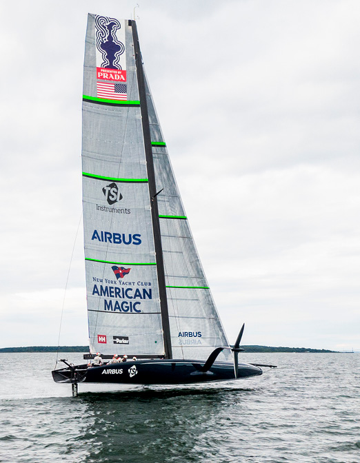 american magic sailboat