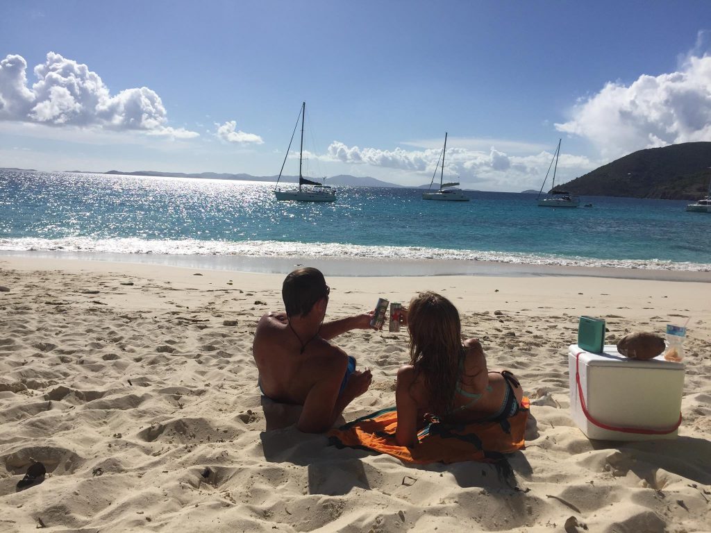 From mid-November through April, Poet’s Lounge offers charters in the BVI and elsewhere in the Caribbean. © sailpoetslounge.com