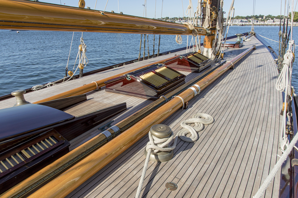 Classic one-design yachts showcase the Herreshoff Golden Jubilee at New York Yacht Club