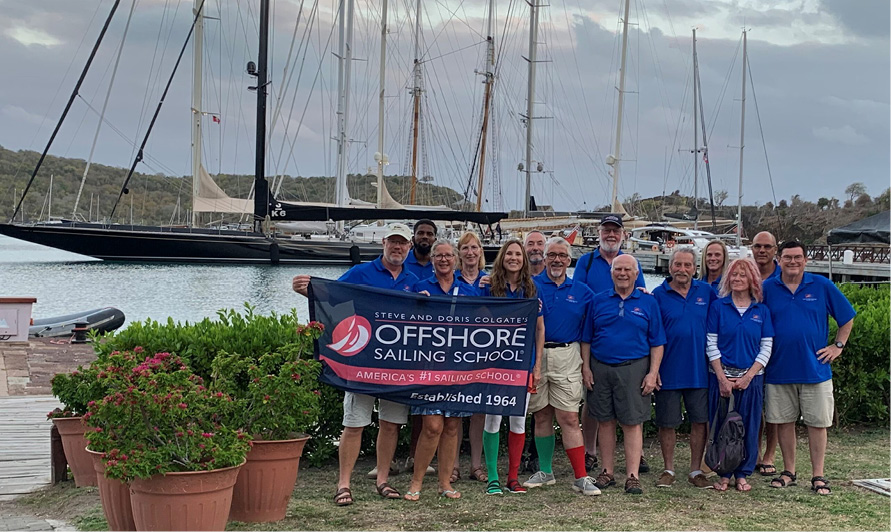 A Colgate Sailing Adventures® Flotilla in Antigua