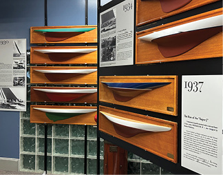 Challengers, Defenders, and Contenders Exhibit at the Herreshoff Marine Museum