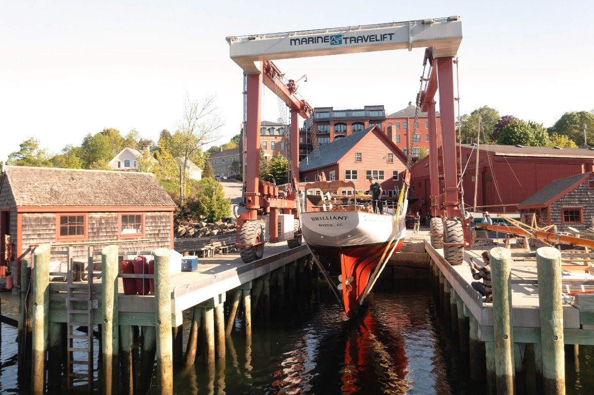 Rockport Marine Launches Schooner Brilliant After Significant Restoration