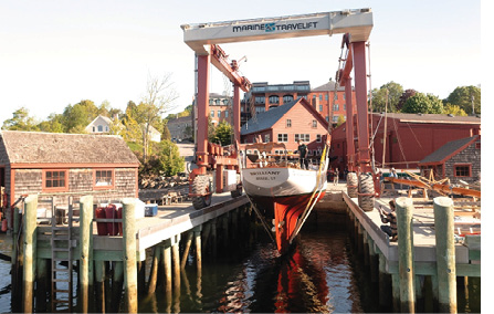 Rockport Marine Launches Schooner Brilliant